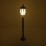 GloboStar® VERDI 203-0236 Vintage Επιδαπέδιο Φωτιστικό Φαναράκι Μονόφωτο 1 x E27 IP44 Χάλκινο Πλαστικό Σώμα - Μ17 x Π17 x Υ104.5cm - Image 2