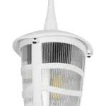 GloboStar® ZARDIN 203-0237 Vintage Κρεμαστό Φωτιστικό Φαναράκι Μονόφωτο 1 x E27 IP44 Λευκό Πλαστικό Σώμα - Μ17 x Π17 x Υ42cm - Image 5