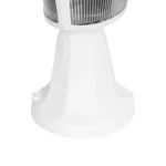 GloboStar® ZARDIN 203-0238 Vintage Επιδαπέδιο Φωτιστικό Φαναράκι Μονόφωτο 1 x E27 IP44 Λευκό Πλαστικό Σώμα - Μ17 x Π17 x Υ34cm - Image 6