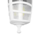 GloboStar® ZARDIN 203-0239 Vintage Επιτοίχιο Φωτιστικό Φαναράκι Μονόφωτο 1 x E27 IP44 Λευκό Πλαστικό Σώμα - Μ22 x Π17 x Υ27cm - Image 6