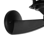 GloboStar® LANTERNA 203-0244 Μοντέρνο Επιτοίχιο Φωτιστικό Φαναράκι Μονόφωτο 1 x E27 IP44 Μαύρο Πλαστικό Σώμα - Μ24 x Π16 x Υ27.5cm - Image 5