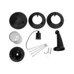 GloboStar® LANTERNA 203-0244 Μοντέρνο Επιτοίχιο Φωτιστικό Φαναράκι Μονόφωτο 1 x E27 IP44 Μαύρο Πλαστικό Σώμα - Μ24 x Π16 x Υ27.5cm - Image 7