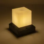 GloboStar® CUBIX 203-0245 Μοντέρνο Επιδαπέδιο Φωτιστικό Μονόφωτο 1 x E27 IP44 Μαύρο Πλαστικό Σώμα - Μ22.5 x Π22.5 x Υ25cm - Image 2