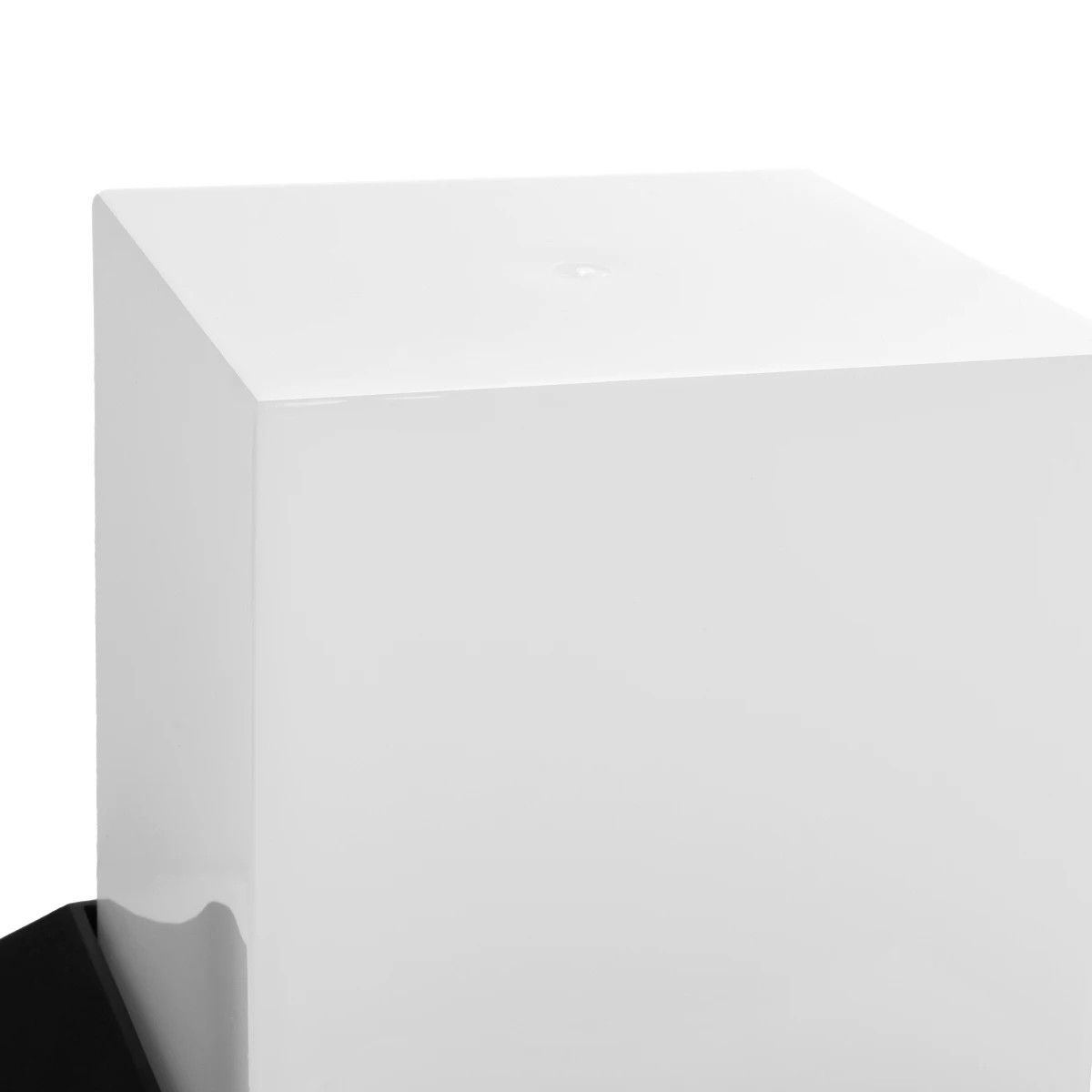 GloboStar® CUBIX 203-0245 Μοντέρνο Επιδαπέδιο Φωτιστικό Μονόφωτο 1 x E27 IP44 Μαύρο Πλαστικό Σώμα - Μ22.5 x Π22.5 x Υ25cm - Image 6