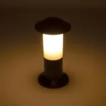 GloboStar® GARDENIO 203-0246 Μοντέρνο Επιδαπέδιο Φωτιστικό Φαναράκι Μονόφωτο 1 x E27 IP44 Μαύρο Πλαστικό Σώμα - Μ15 x Π15 x Υ32cm - Image 2
