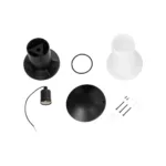 GloboStar® GARDENIO 203-0246 Μοντέρνο Επιδαπέδιο Φωτιστικό Φαναράκι Μονόφωτο 1 x E27 IP44 Μαύρο Πλαστικό Σώμα - Μ15 x Π15 x Υ32cm - Image 7