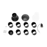 GloboStar® GARDENIO 203-0247 Μοντέρνο Επιδαπέδιο Φωτιστικό Φαναράκι Μονόφωτο 1 x E27 IP44 Μαύρο Πλαστικό Σώμα - Μ15 x Π15 x Υ85cm - Image 7