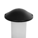 GloboStar® GARDENIO 203-0248 Μοντέρνο Επιδαπέδιο Φωτιστικό Μονόφωτο 1 x E27 IP44 Μαύρο Πλαστικό Σώμα - Μ15 x Π15 x Υ57cm - Image 5