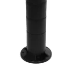 GloboStar® GARDENIO 203-0248 Μοντέρνο Επιδαπέδιο Φωτιστικό Μονόφωτο 1 x E27 IP44 Μαύρο Πλαστικό Σώμα - Μ15 x Π15 x Υ57cm - Image 6