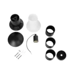 GloboStar® GARDENIO 203-0248 Μοντέρνο Επιδαπέδιο Φωτιστικό Μονόφωτο 1 x E27 IP44 Μαύρο Πλαστικό Σώμα - Μ15 x Π15 x Υ57cm - Image 7