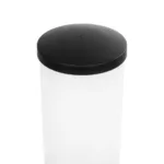 GloboStar® GARDENIO 203-0249 Μοντέρνο Επιδαπέδιο Φωτιστικό Μονόφωτο 1 x E27 IP44 Μαύρο Πλαστικό Σώμα - Μ15 x Π15 x Υ31cm - Image 5