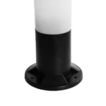 GloboStar® GARDENIO 203-0249 Μοντέρνο Επιδαπέδιο Φωτιστικό Μονόφωτο 1 x E27 IP44 Μαύρο Πλαστικό Σώμα - Μ15 x Π15 x Υ31cm - Image 6