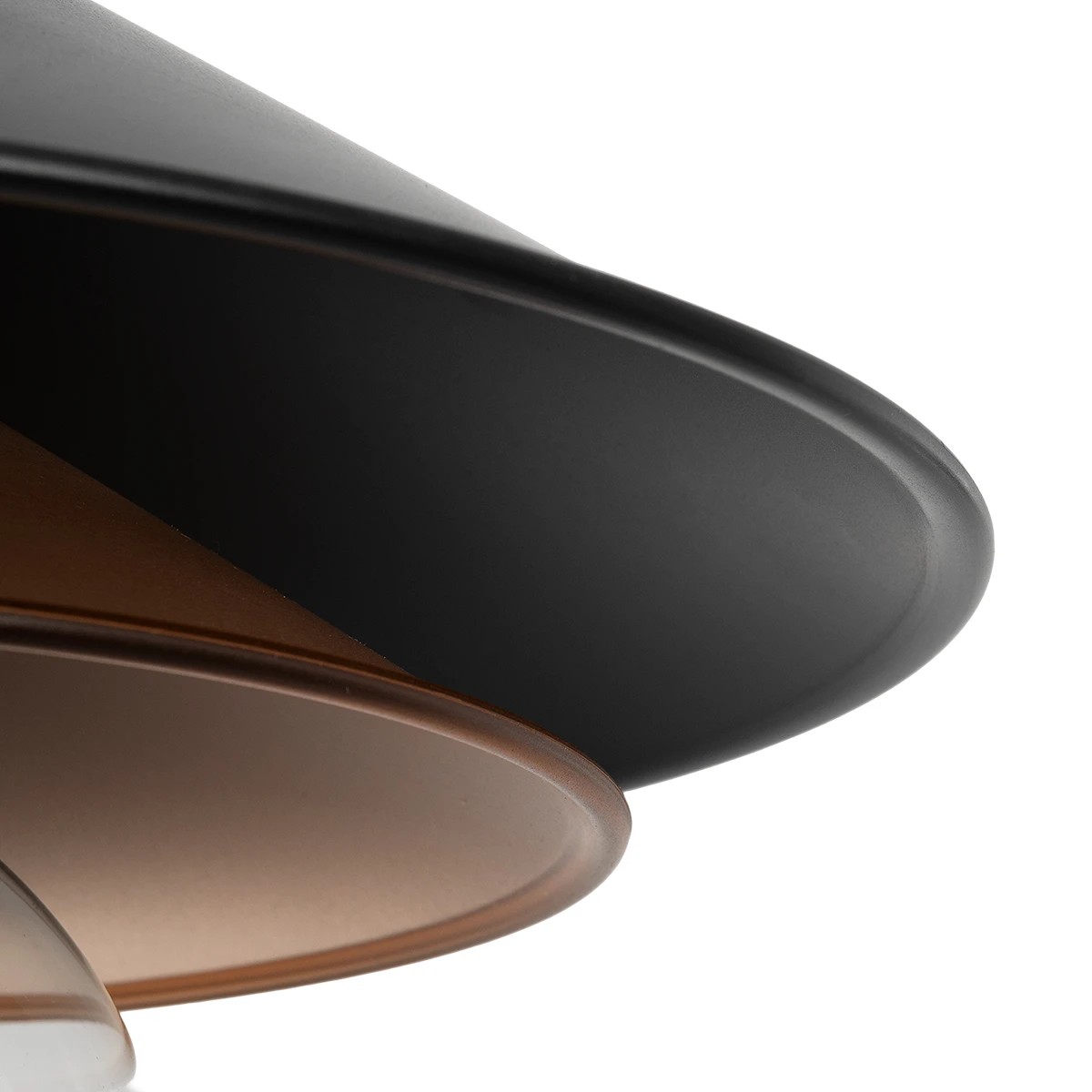 GloboStar® FERRO 203-0269 Μοντέρνο Κρεμαστό Φωτιστικό Καμπάνα Μονόφωτο 1 x E27 IP20 Μαύρο & Χάλκινο Πλαστικό - Μ22 x Π22 x Υ83cm - Image 7