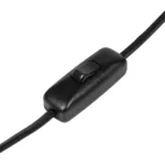 GloboStar® DISE 203-0272 Μοντέρνο Eπιτραπέζιο Φωτιστικό Μονόφωτο 1 x E27 IP20 Μαύρο Πλαστικό - Μ18 x Π18 x Υ22cm - Image 7