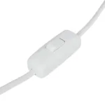 GloboStar® DISE 203-0273 Μοντέρνο Eπιτραπέζιο Φωτιστικό Μονόφωτο 1 x E27 IP20 Λευκό Πλαστικό - Μ18 x Π18 x Υ22cm - Image 7