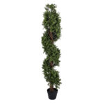 GloboStar® Artificial Garden BUXUS SPIRAL 20401 Τεχνητό Διακοσμητικό Φυτό Σπιράλ Πυξός Υ150cm