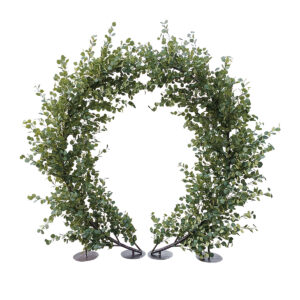 GloboStar® Artificial Garden EYCALYPTUS CINEREA ARCH 20434 Τεχνητή Διακοσμητική Αψίδα Ευκάλυπτου Μ250cm x Υ250cm