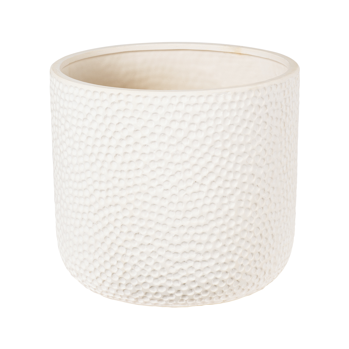 GloboStar® Artificial Garden PARGA 20452 Πήλινο Κεραμικό Κασπώ Γλάστρα - Flower Pot Μπεζ Φ23cm x Υ20.5cm - Image 5