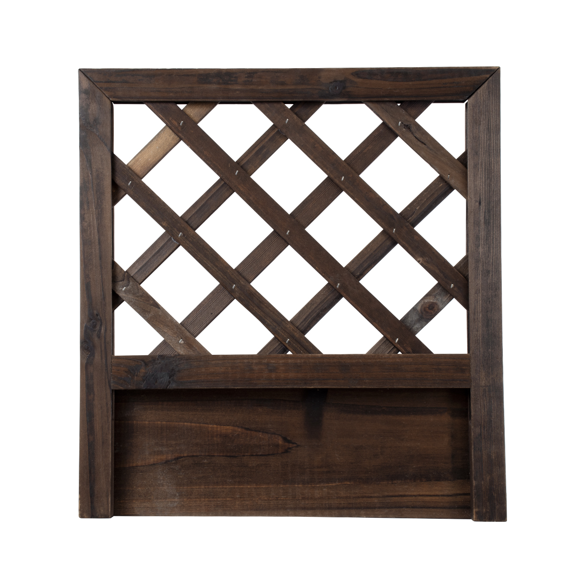 GloboStar® Artificial Garden SIKINOS 20477 Επιτοίχιο Ξύλινο Κασπώ Γλάστρα - Flower Pot Καφέ Φ38cm x Υ45cm - Image 3