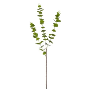 GloboStar® Artificial Garden EUCALYPTUS BRANCH 20484 Τεχνητό Διακοσμητικό Κλαδί Ευκάλυπτου Πράσινο Π30 x Μ30 x Υ80m