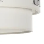 GloboStar® ELEPHANT 204-0002 Παιδικό Κρεμαστό Φωτιστικό Φιγούρα Μονόφωτο 1 x E27 IP20 Λευκό Ύφασμα - Μ30 x Π30 x Υ70cm - Image 9