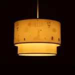 GloboStar® BALLOON 204-0004 Παιδικό Κρεμαστό Φωτιστικό Φιγούρα Μονόφωτο 1 x E27 IP20 Λευκό Ύφασμα - Μ30 x Π30 x Υ70cm - Image 2