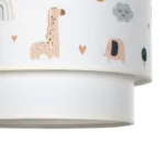 GloboStar® BALLOON 204-0004 Παιδικό Κρεμαστό Φωτιστικό Φιγούρα Μονόφωτο 1 x E27 IP20 Λευκό Ύφασμα - Μ30 x Π30 x Υ70cm - Image 9