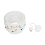 GloboStar® DINO 204-0006 Παιδικό Κρεμαστό Φωτιστικό Φιγούρα Μονόφωτο 1 x E27 IP20 Λευκό & Mπλε Ύφασμα - Μ30 x Π30 x Υ70cm - Image 11