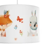 GloboStar® GIRLSCLUB 204-0010 Παιδικό Κρεμαστό Φωτιστικό Φιγούρα Μονόφωτο 1 x E27 IP20 Λευκό Ύφασμα - Μ28 x Π28 x Υ70cm - Image 7