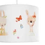 GloboStar® GIRLSCLUB 204-0010 Παιδικό Κρεμαστό Φωτιστικό Φιγούρα Μονόφωτο 1 x E27 IP20 Λευκό Ύφασμα - Μ28 x Π28 x Υ70cm - Image 8