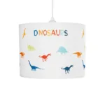 GloboStar® DINO 204-0014 Παιδικό Κρεμαστό Φωτιστικό Φιγούρα Μονόφωτο 1 x E27 IP20 Λευκό Ύφασμα - Μ30 x Π30 x Υ70cm - Image 4