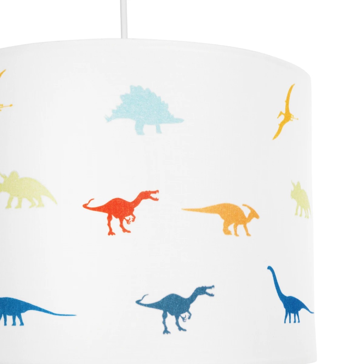 GloboStar® DINO 204-0014 Παιδικό Κρεμαστό Φωτιστικό Φιγούρα Μονόφωτο 1 x E27 IP20 Λευκό Ύφασμα - Μ30 x Π30 x Υ70cm - Image 8