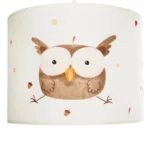 GloboStar® OWL 204-0017 Παιδικό Κρεμαστό Φωτιστικό Φιγούρα Μονόφωτο 1 x E27 IP20 Λευκό Ύφασμα - Μ28 x Π28 x Υ70cm - Image 7