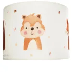 GloboStar® OWL 204-0017 Παιδικό Κρεμαστό Φωτιστικό Φιγούρα Μονόφωτο 1 x E27 IP20 Λευκό Ύφασμα - Μ28 x Π28 x Υ70cm - Image 9