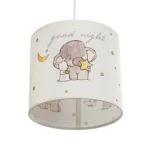 GloboStar® ELEPHANT 204-0020 Παιδικό Κρεμαστό Φωτιστικό Φιγούρα Μονόφωτο 1 x E27 IP20 Λευκό Ύφασμα - Μ24 x Π24 x Υ70cm - Image 5
