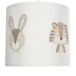 GloboStar® BEAR 204-0021 Παιδικό Κρεμαστό Φωτιστικό Φιγούρα Μονόφωτο 1 x E27 IP20 Λευκό Ύφασμα - Μ24 x Π24 x Υ70cm - Image 8
