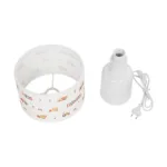 GloboStar® EXCAVATOR 204-0027 Παιδικό Eπιτραπέζιο Φωτιστικό Φιγούρα Μονόφωτο 1 x E27 IP20 Λευκό Ύφασμα - Μ24 x Π24 x Υ32cm - Image 8