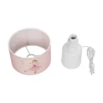 GloboStar® BALLERINA 204-0029 Παιδικό Eπιτραπέζιο Φωτιστικό Φιγούρα Μονόφωτο 1 x E27 IP20 Ροζ Ύφασμα - Μ24 x Π24 x Υ32cm - Image 7