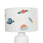 GloboStar® SATURN 204-0030 Παιδικό Eπιτραπέζιο Φωτιστικό Φιγούρα Μονόφωτο 1 x E27 IP20 Μπεζ Ύφασμα - Μ24 x Π24 x Υ32cm - Image 5