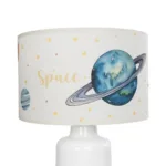 GloboStar® SATURN 204-0030 Παιδικό Eπιτραπέζιο Φωτιστικό Φιγούρα Μονόφωτο 1 x E27 IP20 Μπεζ Ύφασμα - Μ24 x Π24 x Υ32cm - Image 6