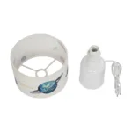 GloboStar® SATURN 204-0030 Παιδικό Eπιτραπέζιο Φωτιστικό Φιγούρα Μονόφωτο 1 x E27 IP20 Μπεζ Ύφασμα - Μ24 x Π24 x Υ32cm - Image 8