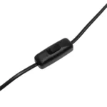 GloboStar® SAGA 204-0049 Μοντέρνο Eπιδαπέδιο Φωτιστικό Μονόφωτο 1 x E27 IP20 Καρυδί Ξύλο με Ροζ Χρυσό Ύφασμα - Μ38 x Π38 x Υ140cm - Image 6