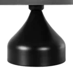 GloboStar® MICKEY 204-0059 Μοντέρνο Eπιτραπέζιο Φωτιστικό Μονόφωτο 1 x E27 IP20 Μαύρο Μέταλλο με Μαύρο Ύφασμα - Μ22 x Π22 x Υ30cm - Image 7