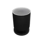 GloboStar® MINNIE 204-0063 Μοντέρνο Eπιτραπέζιο Φωτιστικό Μονόφωτο 1 x E27 IP20 Μαύρο Ξύλο με Μαύρο Ύφασμα - Μ15 x Π15 x Υ22cm - Image 5