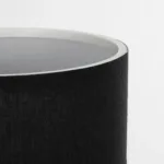 GloboStar® MINNIE 204-0063 Μοντέρνο Eπιτραπέζιο Φωτιστικό Μονόφωτο 1 x E27 IP20 Μαύρο Ξύλο με Μαύρο Ύφασμα - Μ15 x Π15 x Υ22cm - Image 6