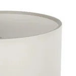 GloboStar® LARA 204-0075 Μοντέρνο Eπιτραπέζιο Φωτιστικό Μονόφωτο 1 x E27 IP20 Μαύρο Μέταλλο με Μπεζ Ύφασμα - Μ24 x Π24 x Υ35cm - Image 6