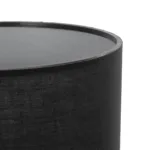 GloboStar® DIAMOND 204-0083 Μοντέρνο Eπιτραπέζιο Φωτιστικό Μονόφωτο 1 x E27 IP20 Μαύρο Μέταλλο με Μαύρο Ύφασμα - Μ24 x Π24 x Υ41cm - Image 6