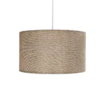 GloboStar® LOFTY 204-0090 Μοντέρνο Κρεμαστό Φωτιστικό Kαπέλο Μονόφωτο 1 x E27 IP20 Μπεζ Ύφασμα -Μ38 x Π38 x Υ70cm - Image 4