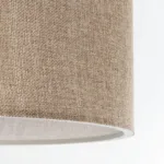 GloboStar® LOFTY 204-0090 Μοντέρνο Κρεμαστό Φωτιστικό Kαπέλο Μονόφωτο 1 x E27 IP20 Μπεζ Ύφασμα -Μ38 x Π38 x Υ70cm - Image 7
