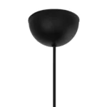 GloboStar® LOFTY 204-0092 Μοντέρνο Κρεμαστό Φωτιστικό Kαπέλο Μονόφωτο 1 x E27 IP20 Μαύρο Ύφασμα - Μ38 x Π38 x Υ70cm - Image 8
